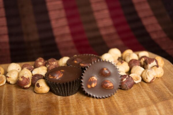 Hazelnut Meltaway dark chocolates
