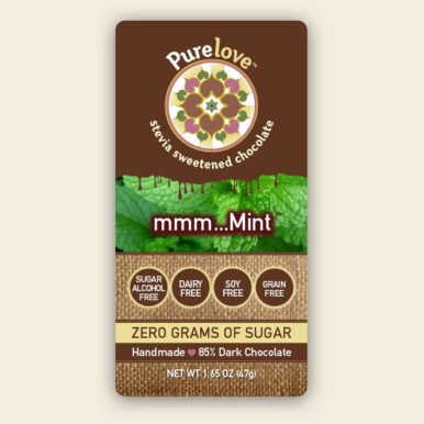 mmm...Mint - Stevia Sweetened Chocolate Bar