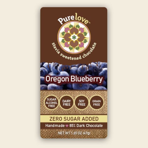 Oregon Blueberry label