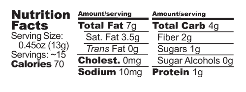 Peanut Raising Snacking Chocolate nutrition facts